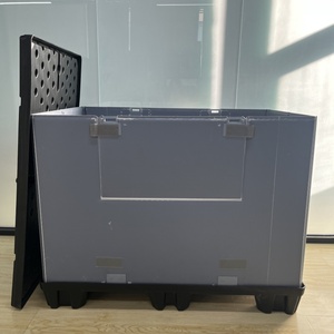 Özel 1200X1000 HDPE Gaylord Palet Katlanabilir Katlanabilir Plastik Toplu Plastik İç İçe Geçen Ekolojik Dayanıklı Katlanır Konteyner - Product Image 5