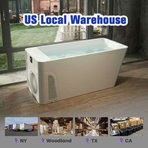 Icegalax Bañera de Inmersión Fría Acrílica Todo en Uno con Enfriador de Agua y Calentador, Spa Exterior, Jacuzzi, Bañera de Hielo para Recuperación Deportiva - Product Image 6