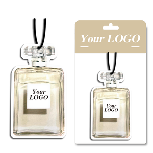 <span class=keywords><strong>D</strong></span>ésodorisant de voiture personnalisé en papier avec logo, parfum longue durée, différentes senteurs, vente en gros - Product Image 6
