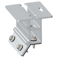 ARTSIGN Collier de fixation en aluminium pour toiture à joint debout, accessoires complets, fixation robuste pour panneaux photovoltaïques sur grands toits métalliques, support solaire