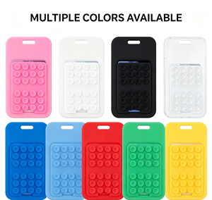 Support de téléphone portable en silicone avec logo personnalisé, support de téléphone portable portable pour usage domestique, cadeaux promotionnels d'entreprise - Product Image 2
