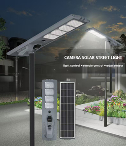 Không thấm nước IP65 tích hợp 100W 200W 300W 400W tất cả trong một ánh sáng đường phố năng lượng mặt trời với camera quan sát wifi 4G ngoài trời - Product Image 4