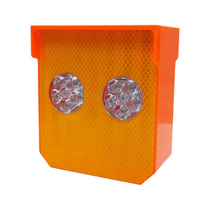 ไฟเตือนแบบตาแมวพลังงานแสงอาทิตย์ Chuang Anda รุ่น CS-SW-410A สีเหลืองขาว ไฟ LED สำหรับราวกันตกทางหลวง - Product Image 2