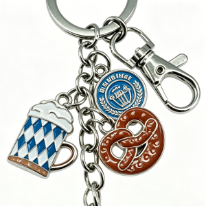 Customized Zinc Alloy Vintage Munich Oktoberfest Keychains German Festival Souvenirs and Gifts for Beer Lovers - Product Image 5