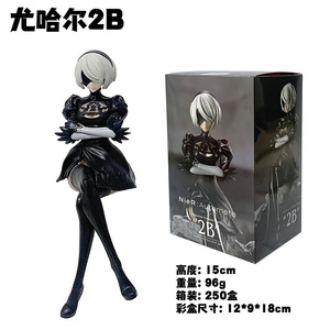 7 estilos 15CM PVC <span class=keywords><strong>Anime</strong></span> figura NieR <span class=keywords><strong>Automata</strong></span> 2B Sexy chica estatuas dibujos animados juguete de regalo coleccionable - Product Image 4