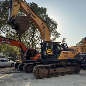 Excavadora de cadenas grande Hyundai 520L-9VS usada con pintura original, maquinaria pesada - Product Image 1