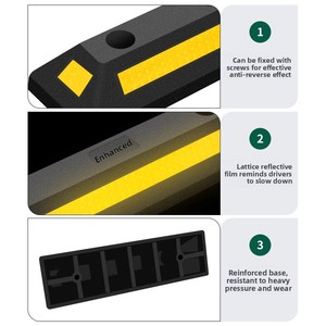 Dissuasore <span class=keywords><strong>per</strong></span> parcheggio <span class=keywords><strong>auto</strong></span> in gomma con localizzatore <span class=keywords><strong>per</strong></span> ruote e pali di parcheggio - Product Image 1