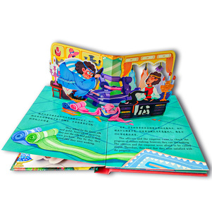 Thiết Kế Mới Trẻ Em Của Câu Chuyện Sách <span class=keywords><strong>3D</strong></span> Pop Up Nâng Các Flap Hội Đồng Quản Trị Cuốn Sách Kid Cuốn Sách Tùy Chỉnh Dịch Vụ In Ấn Cho Xuất Bản - Product Image 5