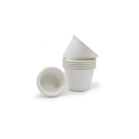 59ml 2oz Wegwerp Compostable Papieren Bekertjes voor Koude Dranken, Snacks, Proefporties, Biologisch Afbreekbaar, Kleine Dompelbekertjes, Camping