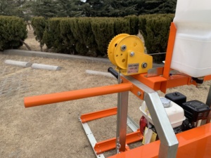 Divisor de troncos portátil de 18 pulgadas, 7HP, máquina cortadora de madera con gasolina, cabrestante de 1200 libras para fresado de madera, bricolaje, carpintería, CE - Product Image 6