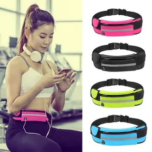 Ceinture de sport imperméable Oxford légère avec logo personnalisé sac banane pour <span class=keywords><strong>téléphone</strong></span> portable sac banane multifonction pochette de ceinture - Product Image 3
