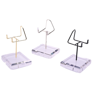 Среднее акриловое основание, держатель-мольберт, Элегантный кристаллический стенд, Современная минеральная Агатовая база для рекламных выставок - Product Image 5