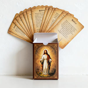 การ์ดพระคัมภีร์พกพา พิมพ์ข้อพระคัมภีร์ ลายนูน คำยืนยัน คำอธิษฐาน สำหรับชาวคริสต์ - Product Image 2