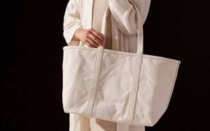 Sac fourre-tout en toile de coton épais avec poches intérieures et extérieures, sacs en coton uni de couleur et de taille personnalisées - Product Image 4