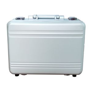 Hợp Kim Nhôm Tùy Chỉnh Attache <span class=keywords><strong>Case</strong></span> Tuỳ Chỉnh Bạc Nhôm Thiết Bị Lưu Trữ Ngắn Gọn <span class=keywords><strong>Case</strong></span> Với Foam - Product Image 4