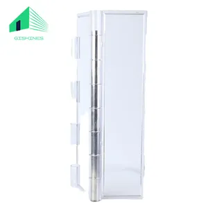 Persianas de PVC transparente para puertas de persiana enrollable de policarbonato comercial