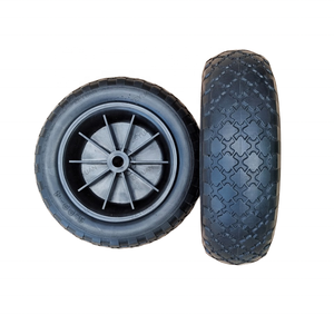 Hoge Kwaliteit 3.00-4 Rubber 16Mm Gatdiameter 10 Inch Wiel Voor Strand <span class=keywords><strong>Wagon</strong></span> Kar Trolleys Zonder Lagers - Product Image 6