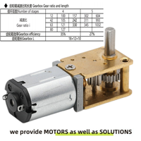 N20 Mini moteur DC Couple élevé et faible bruit 18*12 Réducteur à vis sans fin 90 degrés 1812 Angle droit Construction à aimant permanent