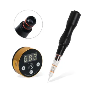 Stylo TattooMachine Rotatif Pour Maquillage Permanent Sourcils Lèvres MTS Microblading Kit avec Push-in Type Aiguilles microblading machine - Product Image 1
