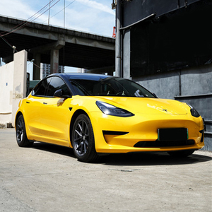 Color Vinyl Car Wrap Film UV Protection Window Application Black Crystal Finish Anti Scratch Easy Apply - Product Image 3