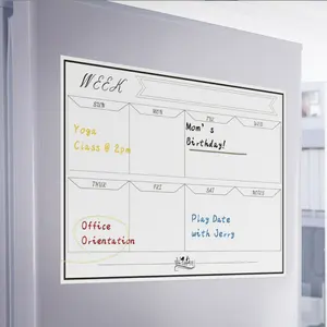 Dry Erase Board Printing Magnetic Whiteboard Planner Monthly Weekly Planner Pad