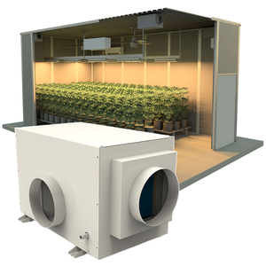 <span class=keywords><strong>Deshumidificador</strong></span> de compresor montado en la pared 50L/día <span class=keywords><strong>para</strong></span> cultivo de plantas - Product Image 1