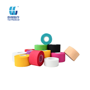 Cerclage rigide <span class=keywords><strong>bande</strong></span> de sport bandage de <span class=keywords><strong>pied</strong></span> coton adhésif ruban athlétique <span class=keywords><strong>boxe</strong></span> doigt football cheville fixation genou poignet orthèse - Product Image 1
