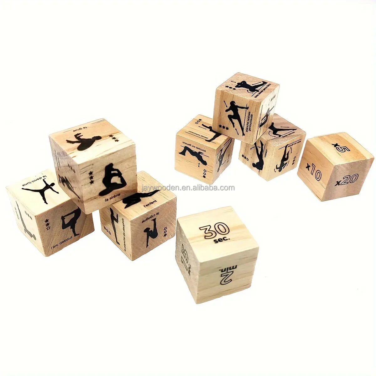 Creative Wooden Right Angle Dice for Home Sports   Games Number Sieve for Unique Sports Entertainment