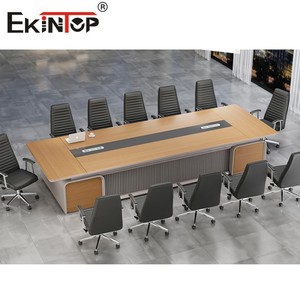 Mesa de Conferencia Ekintop KT-MT2512, Panel Moderno para Sala de Reuniones, Muebles de Oficina, Mesa Larga de Combinación Libre - Product Image 1