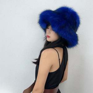 Sombrero de piel de zorro personalizado unisex con orejeras, gorro de cazador de piel Natural Real, sombreros de Aviador rusos para mujer - Product Image 2