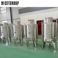 Réservoir de vin mousseux 500L Équipement carré de cave en acier inoxydable 304/316 Équipement de vin à vendre