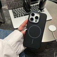 Étui magnétique pour téléphone portable Apple 17, en TPU, antichoc, couverture intégrale, compatible avec Apple 16/15 Pro/14