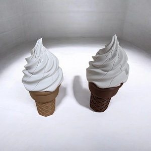 Jinccai Épée à glace rétractable, accessoire de farce, jouet amusant en plastique imprimé en 3D, cône de glace extensible, cadeau de blague pour fête - Product Image 5