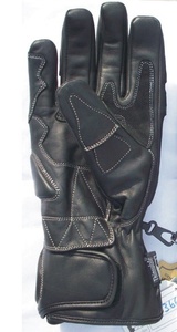 Gants de moto d'été en cuir véritable de qualité supérieure, respirants, à doigts entiers, avec revêtement en polyuréthane, modèle MRW-531 - Product Image 2