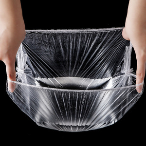 Disposable Plastic Shower Caps Transparent Hair Dyeing Styling Covers For Hotels Guesthouses Sanitary Use One Time - Product Image 2