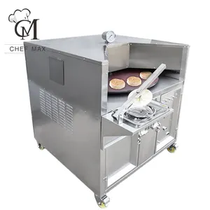 Mesin Pembuat Roti Naan Arab Baja Tahan Karat Roti Roti Pembuat Oven