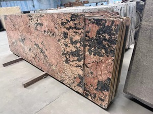 Dalle de granit rouge nord de l'Alaska authentique polie avec des couleurs riches pour les comptoirs personnalisés modernes dosserets revêtement de sol de patio - Product Image 4