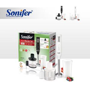 Sonifer SF-8025 Appareils électroménagers Lame en acier inoxydable Moteur CC Électrique Ensemble 3 en 1 Fouet Hachoir Mixeur plongeant - Product Image 6