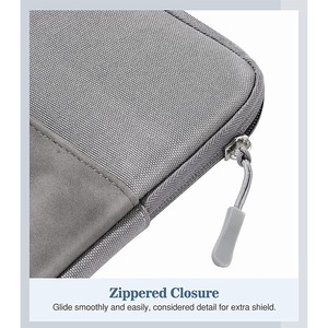 Housse de tablette rembourrée en éponge épaisse, multi-compartiments, fermeture éclair, étui de transport pour tablette, pochette antichoc pour tablette, pour le bureau, l'école - Product Image 6