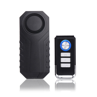 Alarme Antivol à Vibration Sans Fil 113 dB Étanche pour Vélo Électrique avec Télécommande IP65 Alimentation par Batterie Système d'Alarme GSM