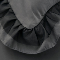 Ensemble de literie de luxe avec housse de couette à volants et bordure en dentelle imprimée, 4 pièces, draps à volants, ensembles de literie