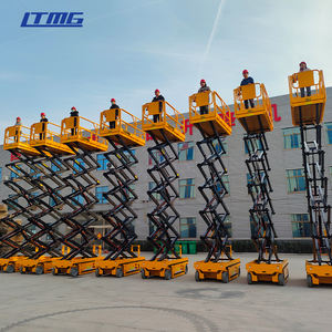 LTMG самоходная колесная Рабочая платформа 10 м 12 м 14 м 16 м ножничный подъемник гидравлический мобильный для продажи - Product Image 3