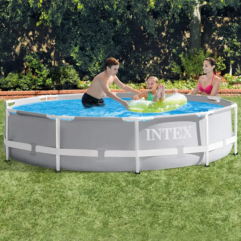 INTEX-piscina inflable para adultos, piscina portátil de pie sobre el suelo, nuevo diseño, 26702