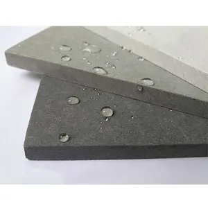 100% Asbest Gratis 4X8 'Grey Kleur Geschuurd Waterdichte Buitenkant Fiber Cement Board Fabriek