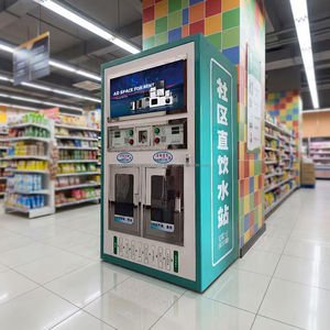 Distributeur d'eau commercial YISO personnalisable à double bec avec grande capacité et lavage automatique des bouteilles/seaux pour supermarché - Product Image 5