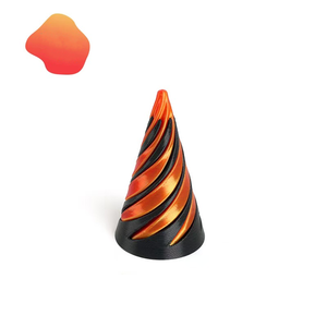 Bán buôn New Arrival 3D in xoắn ốc hình nón đồ chơi kim tự tháp Passthrough điêu khắc vượt qua kim tự tháp thần tài đồ chơi mini xoáy - Product Image 6