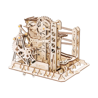 Robotime DIY Auto-assemblage Mécanique Modèle LG503 Marble Explorer 3D Puzzles en Bois pour Dropshipping