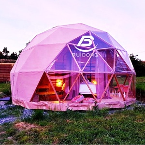 Nhà Máy Giá Tùy Chỉnh Phun Sơn 6M 4-Người Vòng Dome Lều Cho Khách Sạn & Khu Nghỉ Dưỡng-Bền, Di Động Glamping Lều - Product Image 5