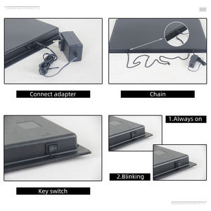 Signe ouvert d'ongle de la vente chaude 9*19 pouces LED, panneau publicitaire de LED, signe fait sur commande d'outils de salon de beauté pour la décoration - Product Image 3