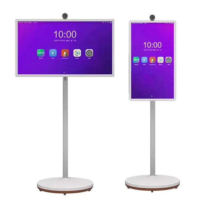 21.5/25/32 Inch Smart Touch Screen Wireless Display Android Monitor with Built-in 5 or 9H Battery Life Moveable Stand By Me